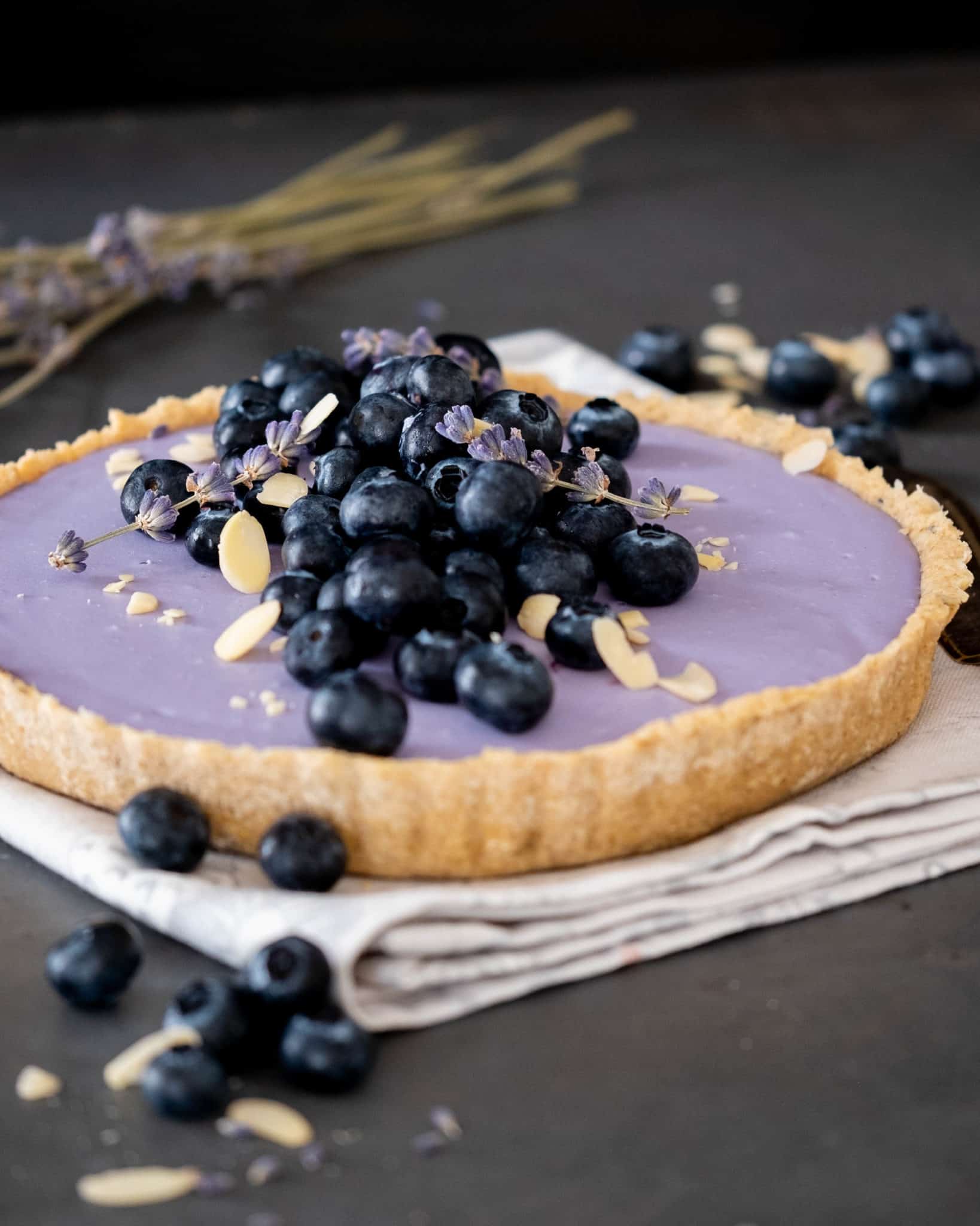 Summer Lavender Cream Tart - Dessert Recipes by Amy Levin